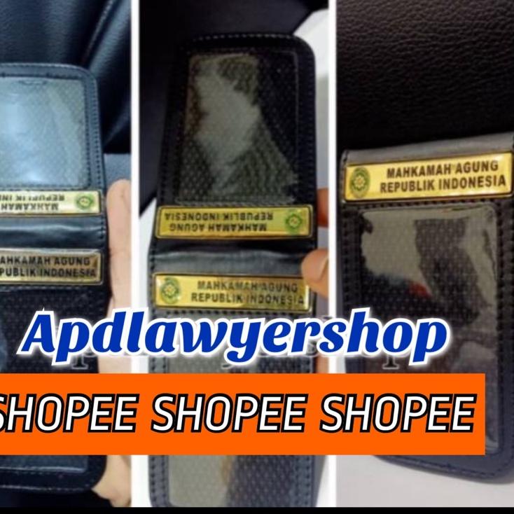 

Hot - Name Tag Id Card Saku Dompet Kartu Saku Kulit Mahkamah Agung RI MA RI !!