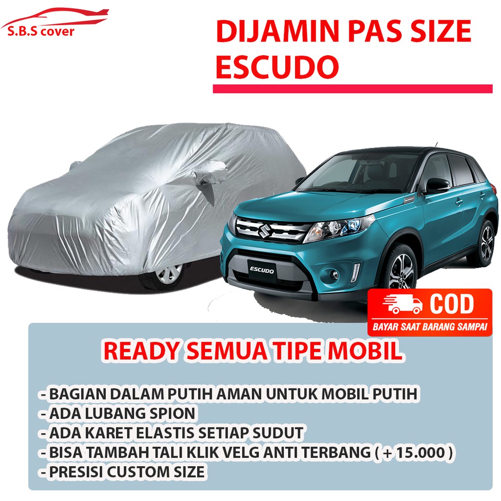 Body Cover ESCUDO / Sarung Mobil Escudo / Cover Mobil Escudo / Selimut Mobil Escudo / Mobil Escudo