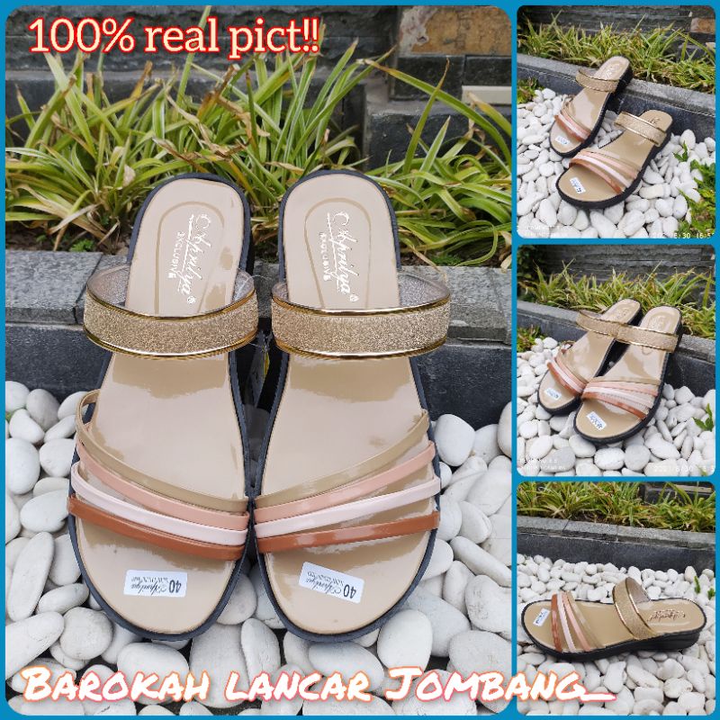 WEDGES SANDAL WEDGES WANITA APRILYA SIZE 37-40