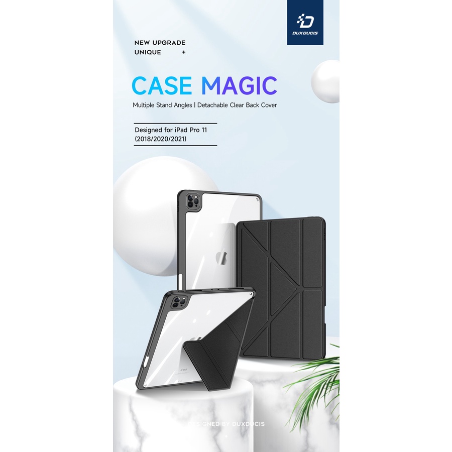 IPAD 9 8 7 10.2 INCH DUX DUCIS MAGI FLIP COVER CASING ORIGINAL