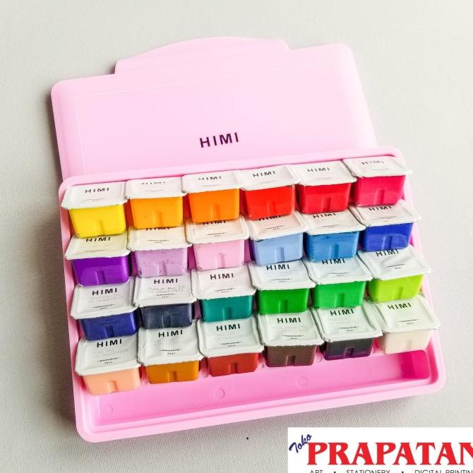 Jual Miya Himi Gouache 24 Warna 30ml Shopee Indonesia