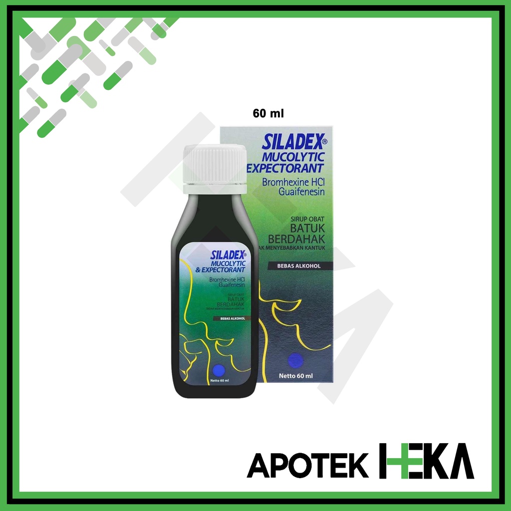 Siladex Hijau Mucolytic &amp; Expectorant - Sirup Batuk Berdahak (SEMARANG)