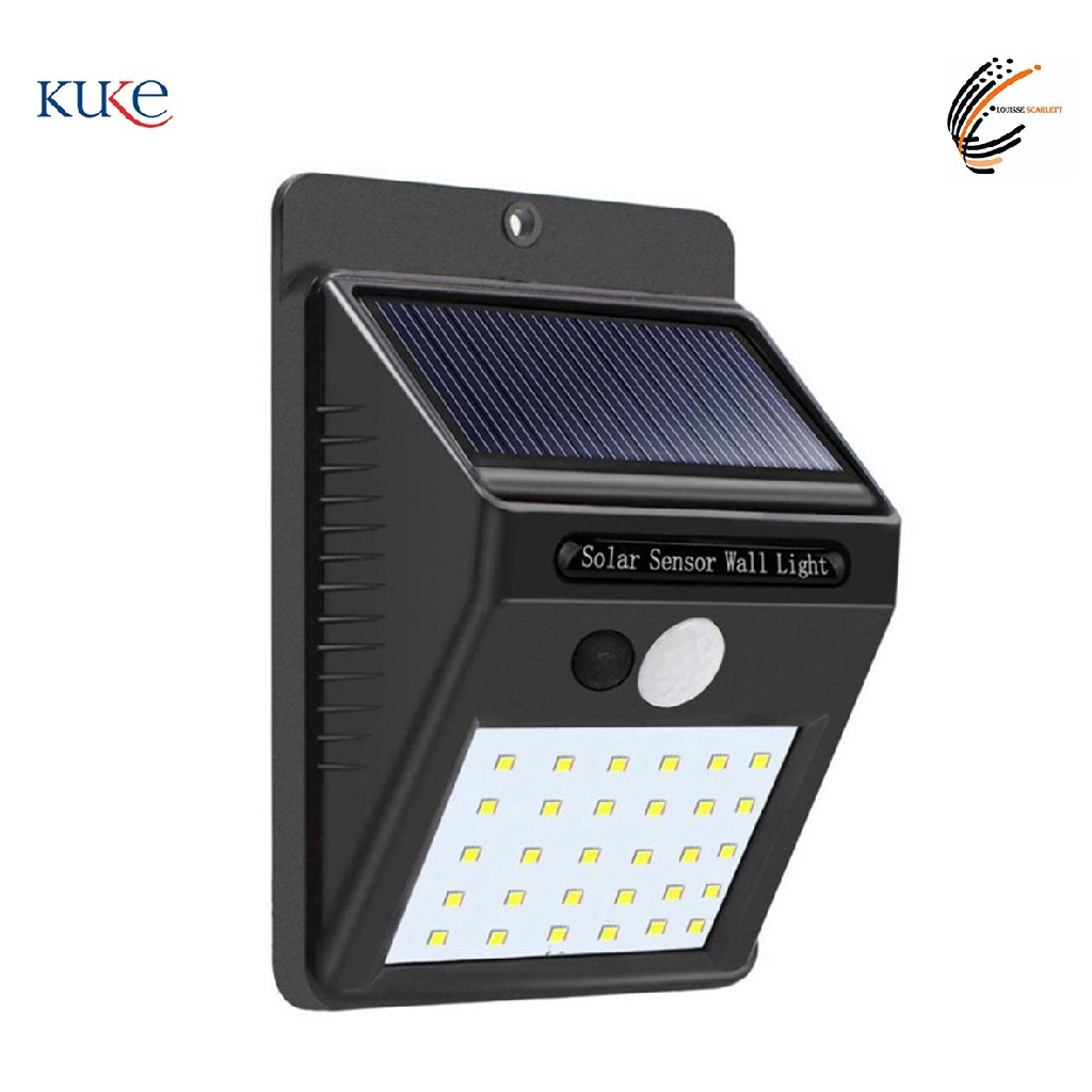 LAMPU LED SENSOR MATAHARI SOLAR POWERED 20 LED WALL LIGHT