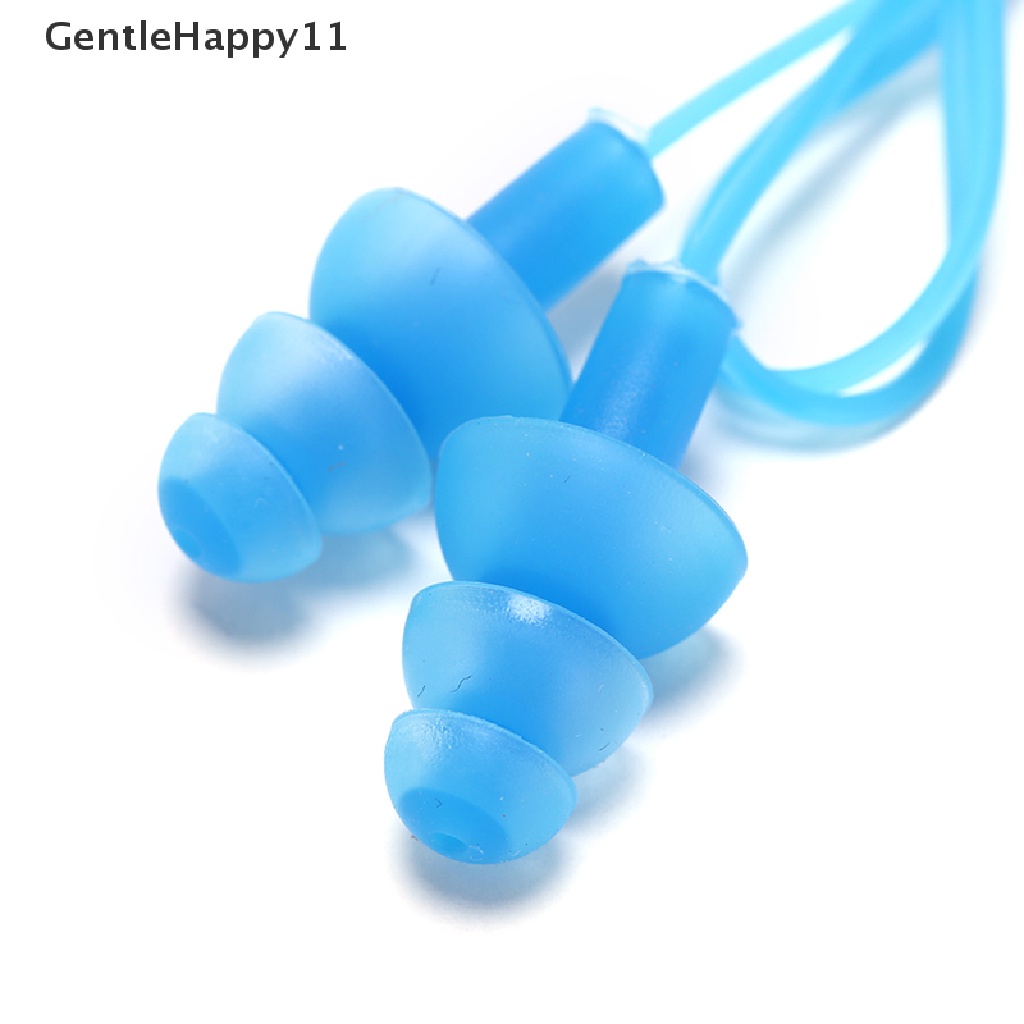 Gentlehappy Silikon Renang Ear Plugs Earplugs Gear Pool Aksesoris Olahraga Air