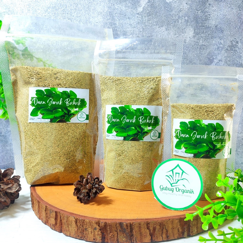 

Daun Jeruk Kering Bubuk Powder / Bumbu Dapur Jeruk Purut Tabur / Keffir Lime Powder