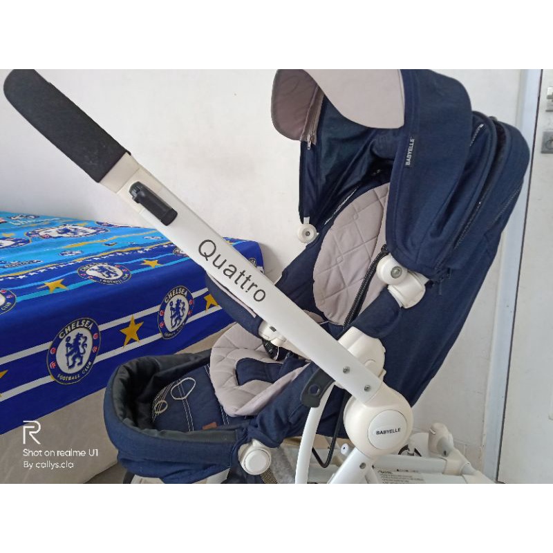 stroller babyelle quattro preloved like new