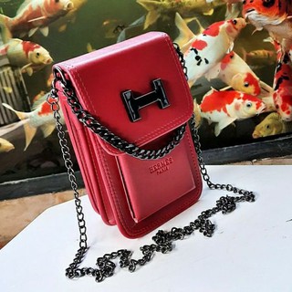  Tas  Selempang HP  6484 Fashion Slingbag wanita 3 ruang 2 