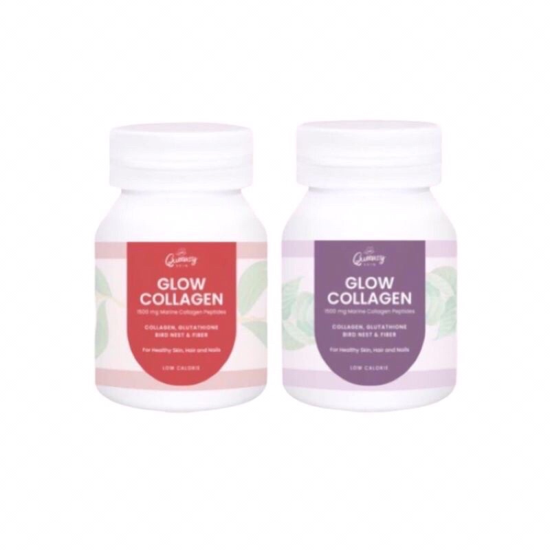 

[ READY ] GLOW COLLAGEN QUEENZY SKIN / COLLAGEN DRINK QUEENZYSKIN | minuman collagen murah | rorec snail sheet mask