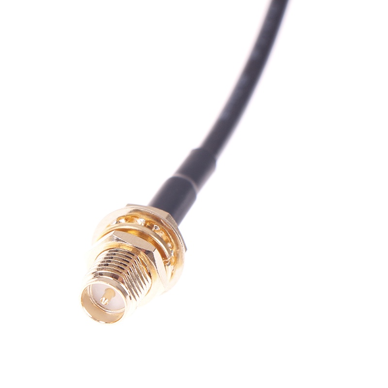 &lt; E2id &amp; &gt; 1PC Kabel extension Antena router WiFi RG174 RP-SMA male Ke female Panjang 1m