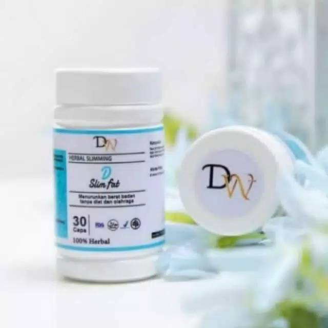 100% ORIGINAL Dw Herbal Slimming D Slim Fat Obat Herbal Pelangsing Badan