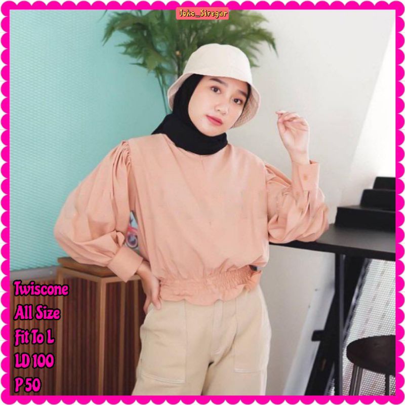 KATLINA BLOUSE / KARINA BLOUSE ALL SIZE FIT TO L BAJU TERMURAH KEKINIAN BLOUSE KATLINA ATASAN KARINA