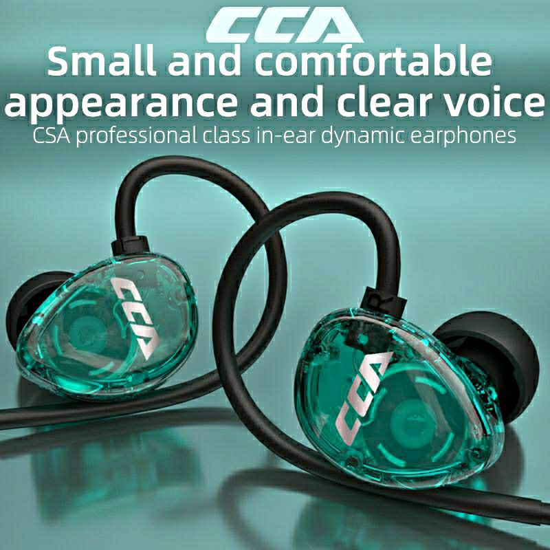 CCA CSA earphone HIFI BASS Booster music telfon sport headset mic original