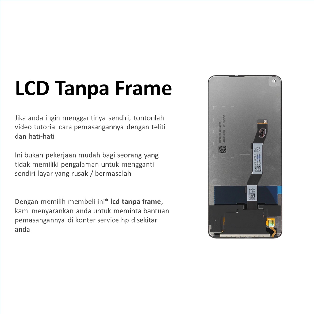 [ CHECK.ID ] LCD + FRAME XIAOMI MI10T / 10T PRO