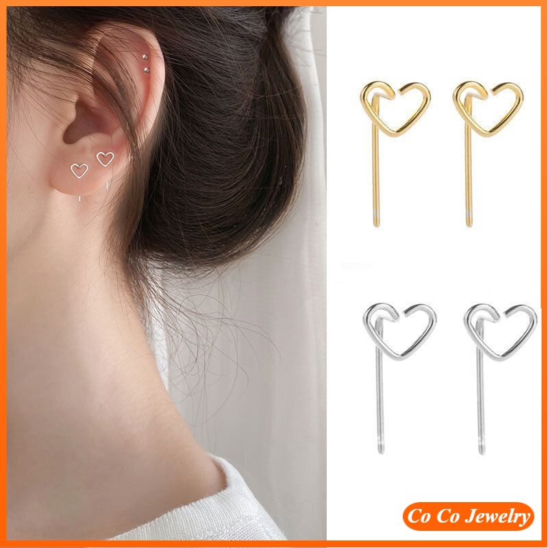 Anting Tusuk Gantung Wanita Desain Hollow Gaya Trendy / Simple Untuk Hadiah Ulang Tahun / Valentine