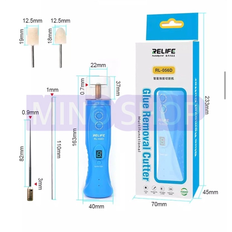 ALAT PEMBERSIH LEM OCA - GRINDER SCREEN GLUE REMOVAL RELIFIE RL-056D