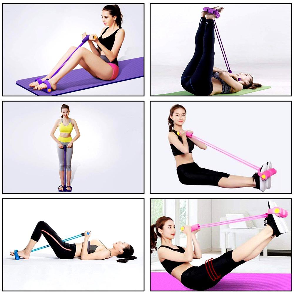 TUMMY TRIMMER KARET ELASTIS ALAT FITNESS OLAHRAGA BAKAR LEMAK