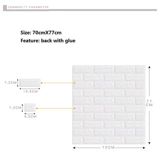 Stiker Dinding Wallpaper Desain PE Foam 3D Ukuran 70x15cm Stiker Dinding Wallpaper Desain PE Foam 3D Ukuran 70x15cm