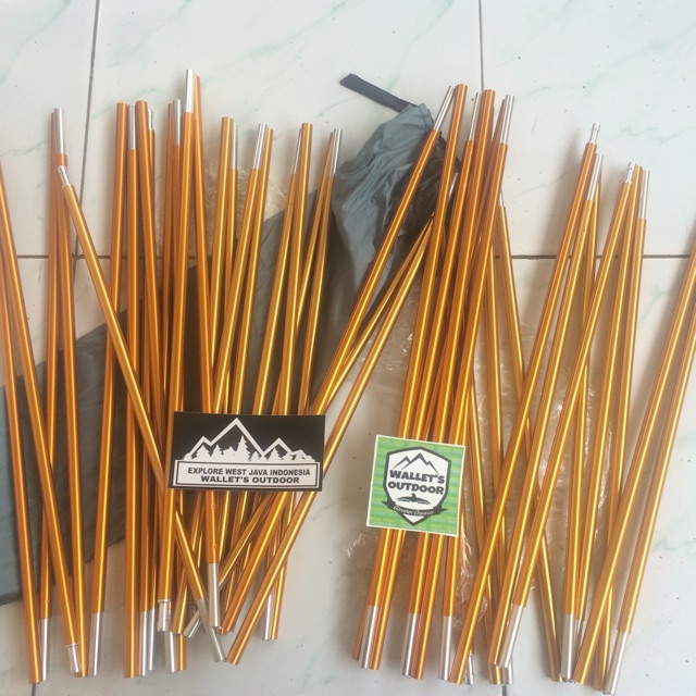 Frame tenda alloy no fiber-frame aluminium tahan segala musim