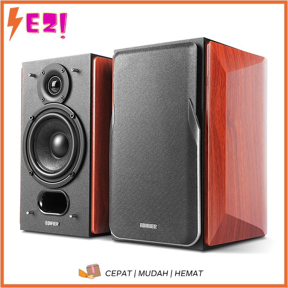 Edifier Passive 2.0 Bookshelf Speaker Set - Brown