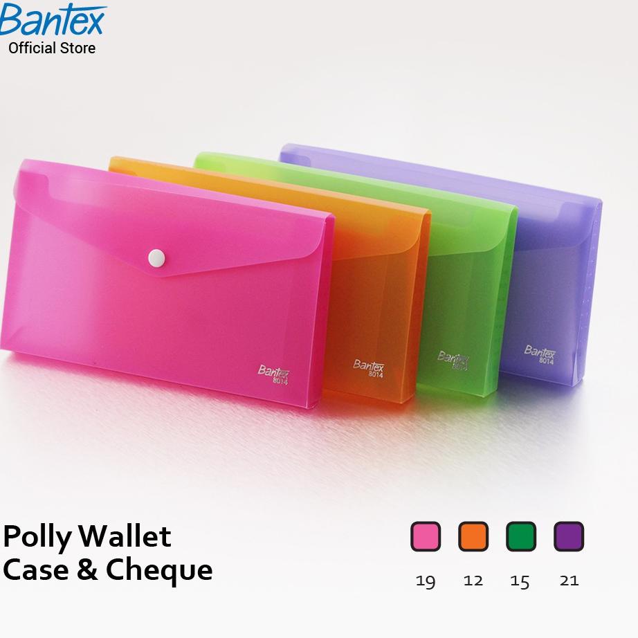 Penjualan Ekonomis Bantex Poly Wallet For Cheque (2 Divider) #8014