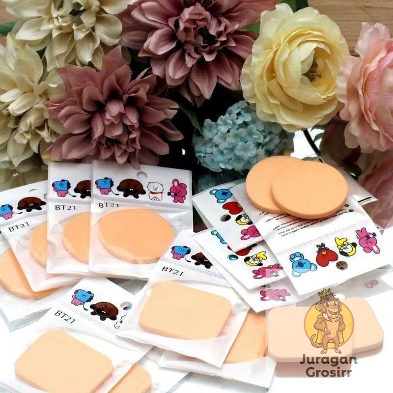 JG - SPON BEDAK - SPONGE BEDAK - SPONGE MAKE UP UNTUK WAJAH MURAH