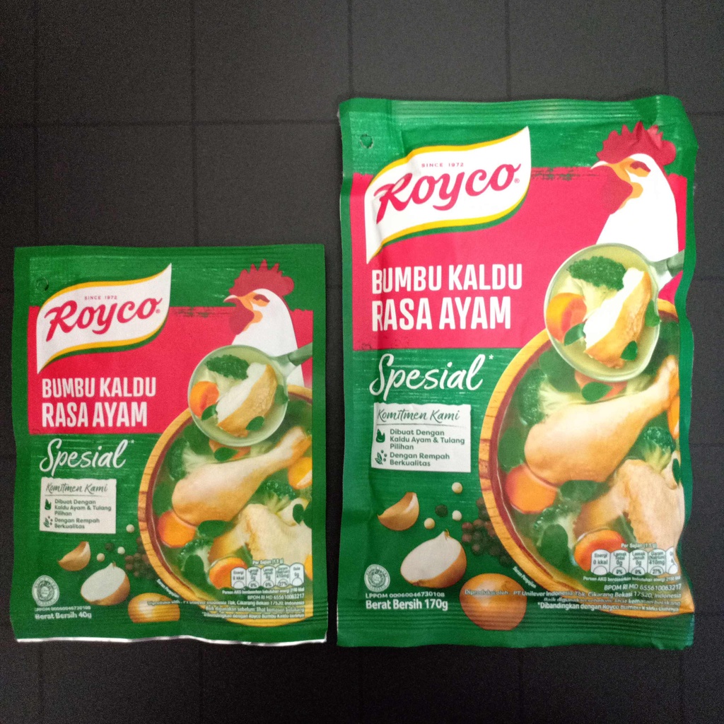 Royco Kaldu Rasa Jamur Ayam Spesial 170gr Bumbu Instan Penyedap Rasa Masakan Makanan 170g 170gram 170 g gr gram