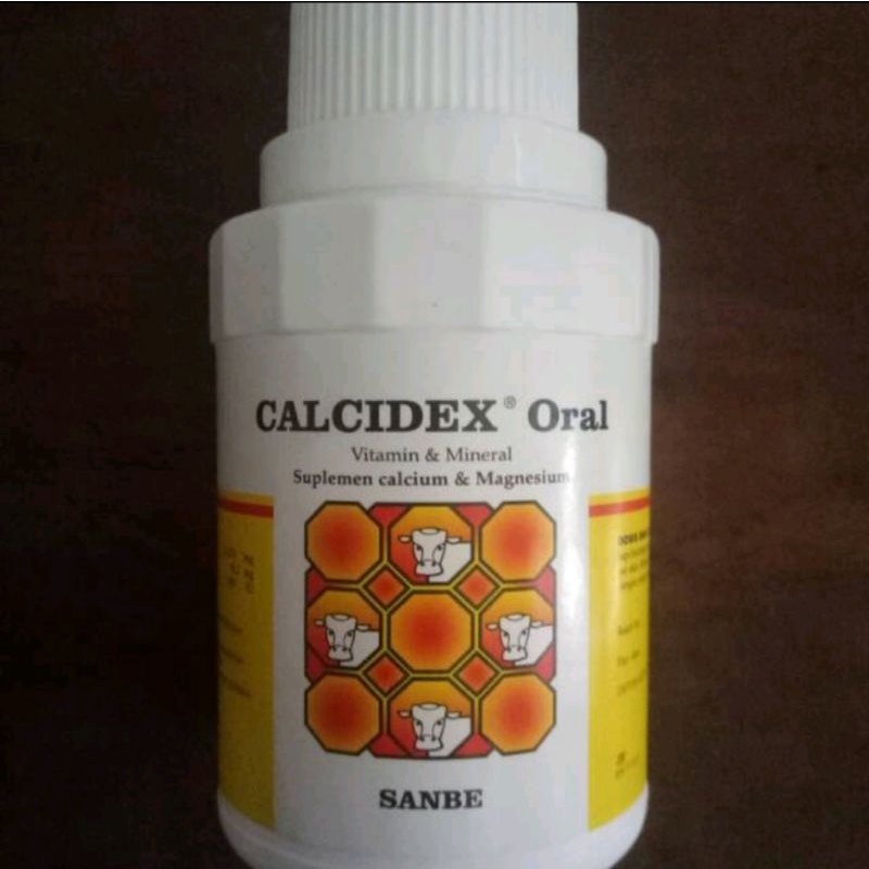 CALCIDEX Plus 100ml mengobati kekurangan kalsium pincang hewan ternak sapi kambing kerbau kucing anj