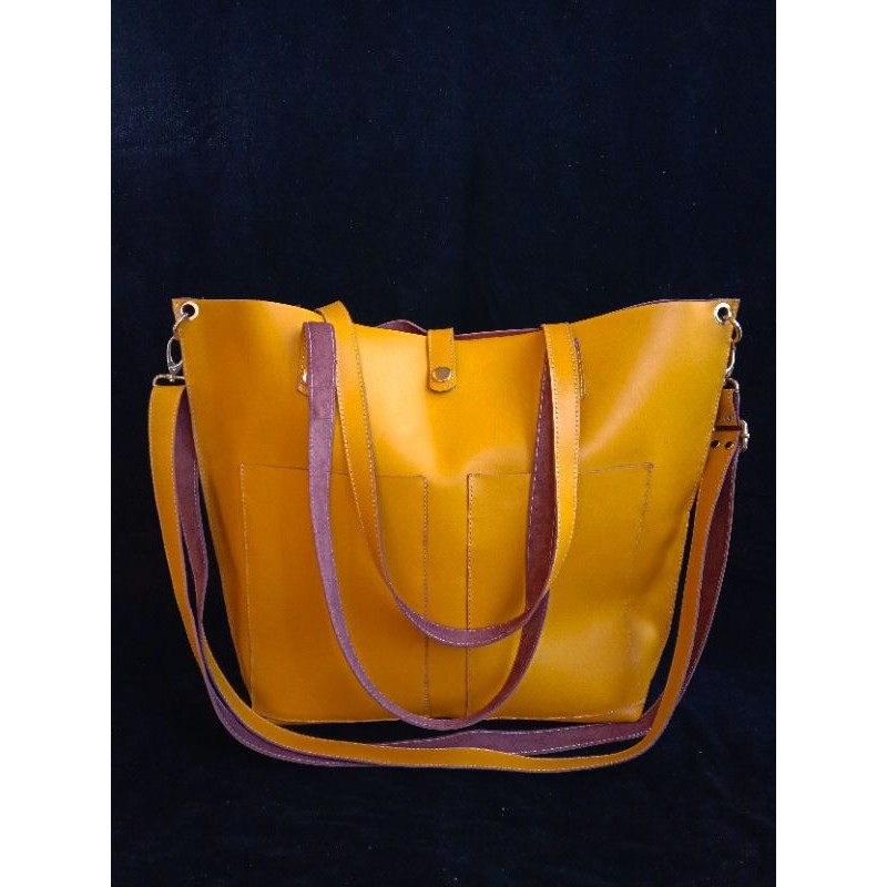 tas kulit handmade wanita