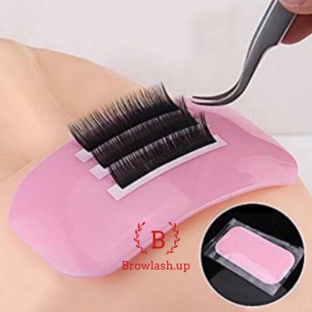 Silicone pad silicon pad silikon eyelash extension adhesive lash pad