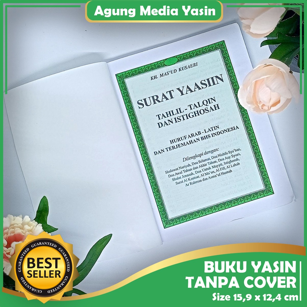 Buku Yasin Dan Tahlil Tanpa Cover Agung Media, Buku Yasin, Buku Tahlil, Buku Yaasin Murah Penerbit A