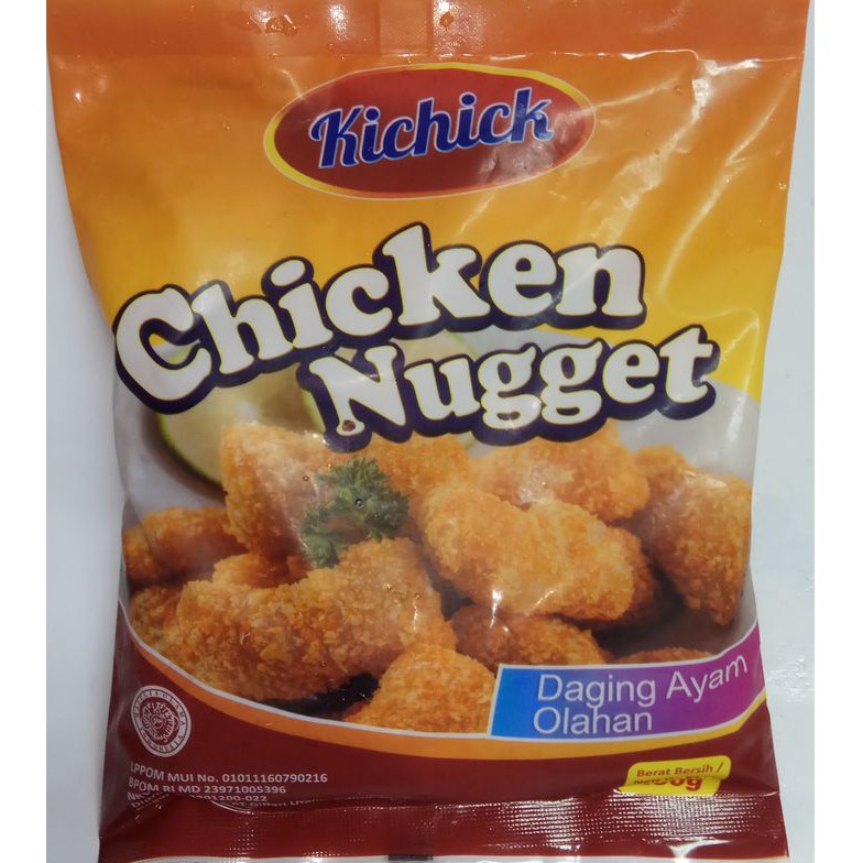 

Kichick Chicken Nugget Regular 500gr Naget Ayam,