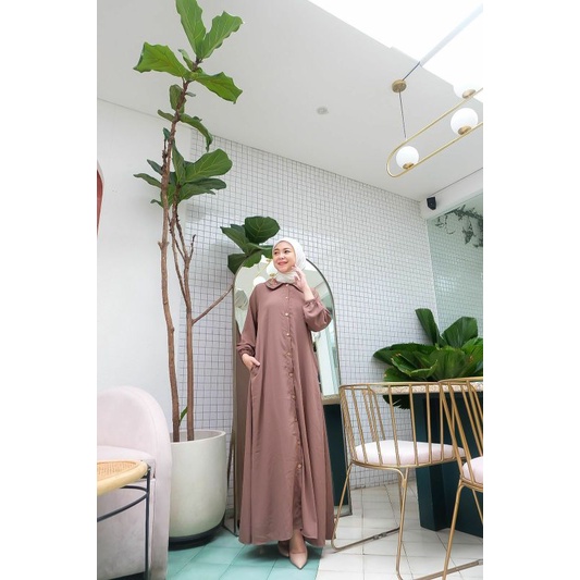 Citra Maxy, GAMIS WANITA MUSLIM CANTIK FIT XXL LD 110 BAHAN KATUN CRINCLE MIX BORDIR TERMURAH KEKINIAN OOTD