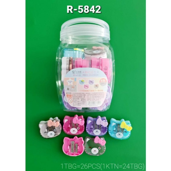 

Rautan hello kity/ Orotan 2 Lubang/(1 pc)