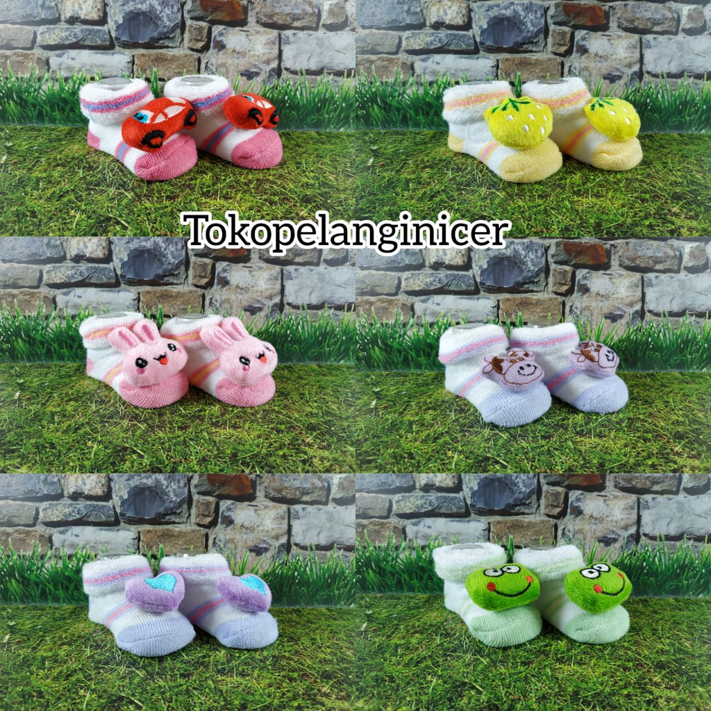 Kaos Kaki Bayi Boneka karakter  Lucu&quot;  Kualitas Premium Lembut  Tokopelanginicer