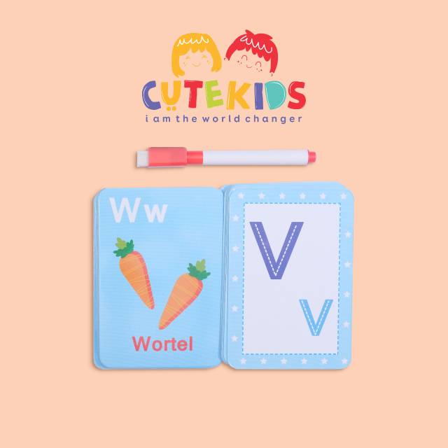 

FLASHCARD ALFABET (Free Pouch, Spidol, dan Penghapus)