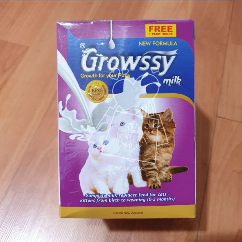 Susu Kucing Growssy / Growsy Milk Cat 1 BOX 10 FREE 1 sachet = 20gr