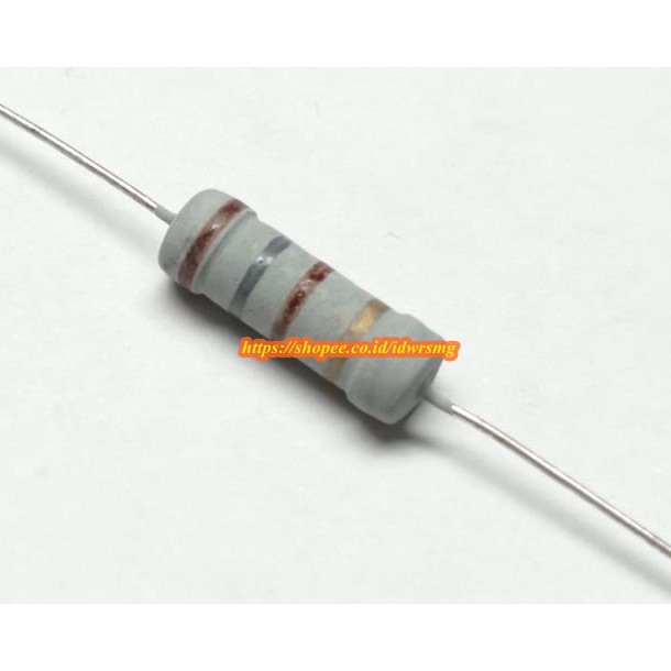 R resistor 2w 2Watt 180R 180 Ohm 180 R 180ohm 2 watt toleransi 5% 180 r