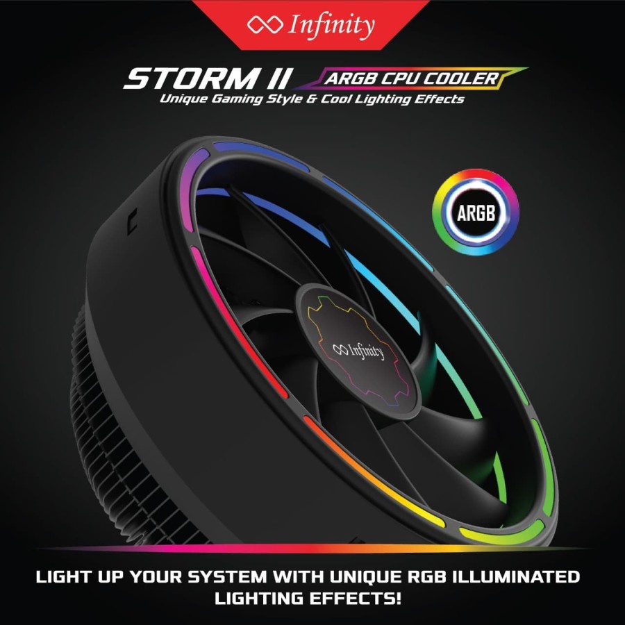 CPU Cooler RGB Infinity Storm II