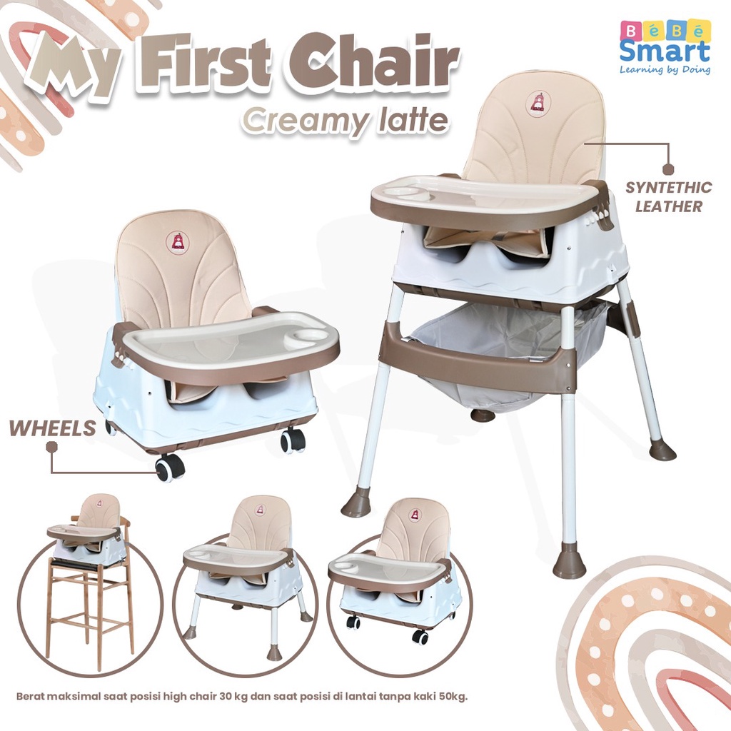 Bebe Smart My First Chair High Chair Booster seat kursi makan anak bayi