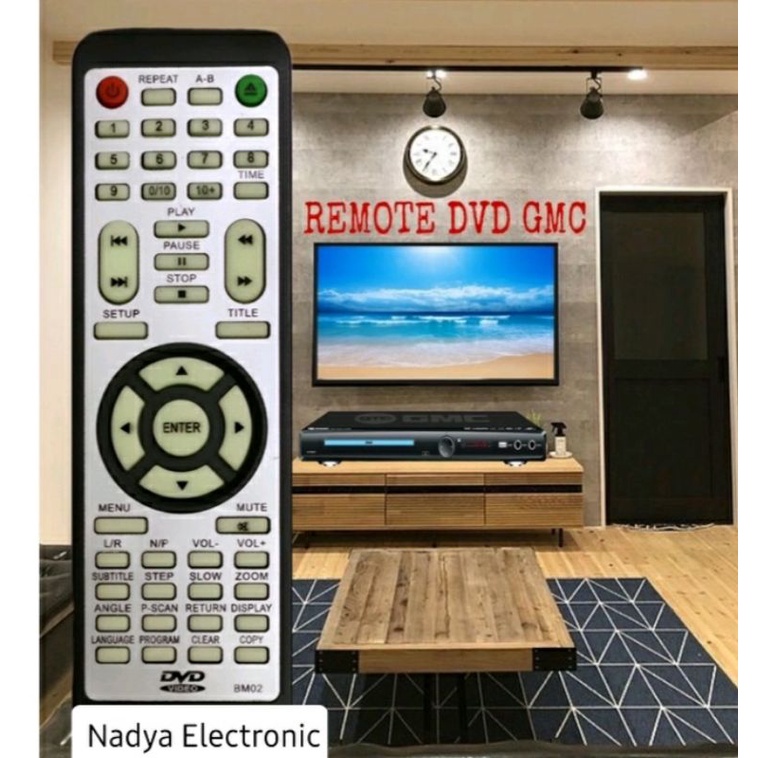 REMOTE REMOT DVD GMC/ILUV/ZUMATSU/GAMMA/TECKIYO/TONZU