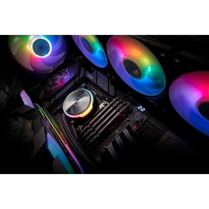 Cooler Master MASTERLIQUID PL240 FLUX ARGB AIO 240mm CPU Liquid Cooler