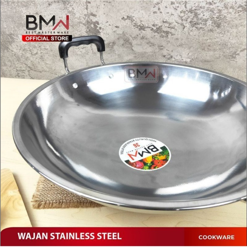 BMW WAJAN KUALI MINI STAINLESS BEST MASTER WARE UKURAN 22CM, 24CM, 26CM, &amp; 28CM | WAJAN DAPUR | KUALI DAPUR | WAJAN MASAK | KUALI MASAK