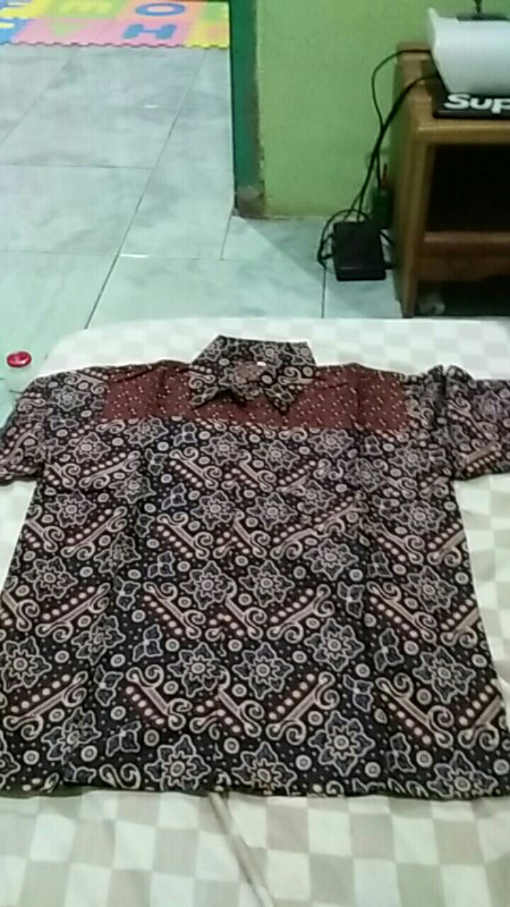 Batik Couple Keluarga Sania Ruffle Ori Ndoro Jowi Dnt Motif Mataram Termurah Shopee