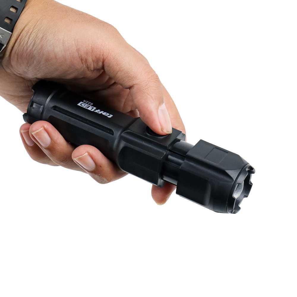 TaffLED Senter LED Mini Premium Rechargable Telescopic Zoom XPE - 622A