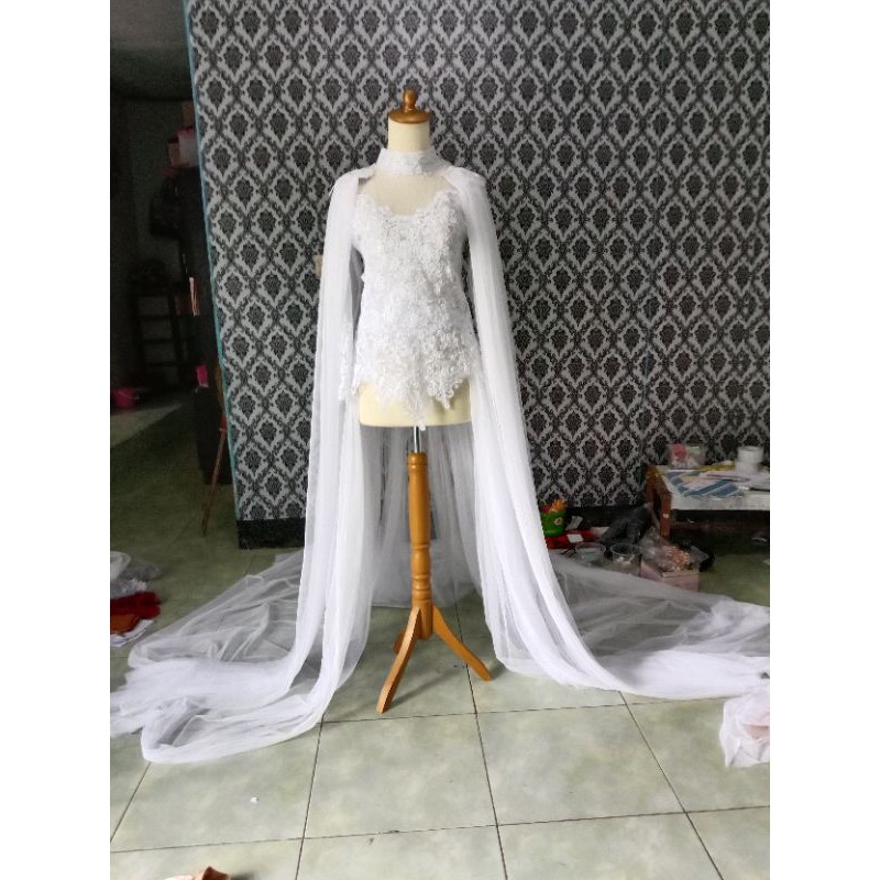 kebaya akad pengantin tunangan murah