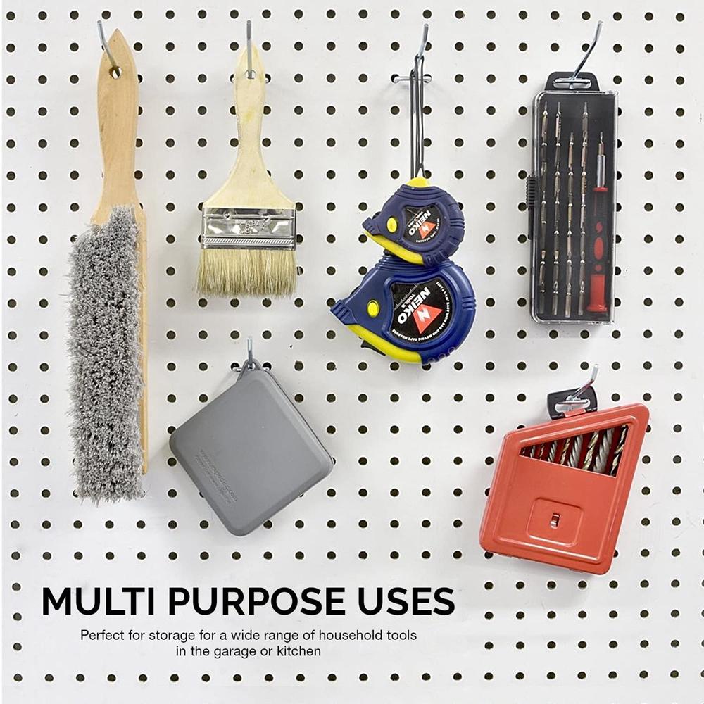 Nickolas1 Kait 30Pcs Untuk Pegboard Assortment Stationary Shop Buckle Organizer