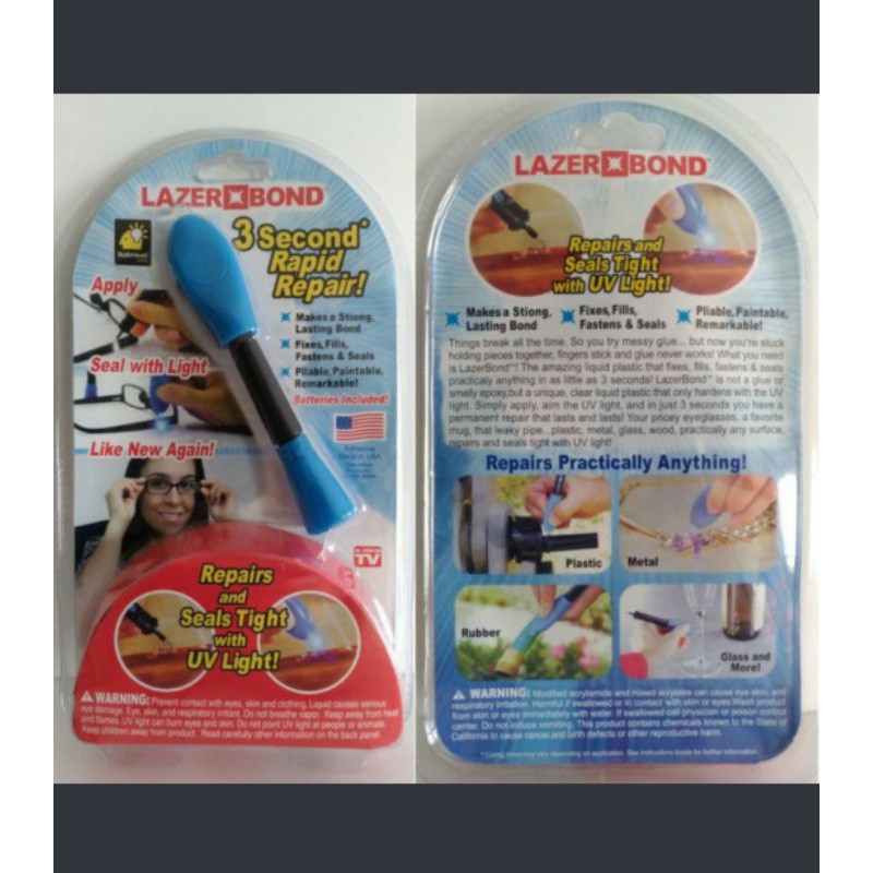 

Lazer Bond 3 Seconds Rapid Repair - Lem Perekat Laser