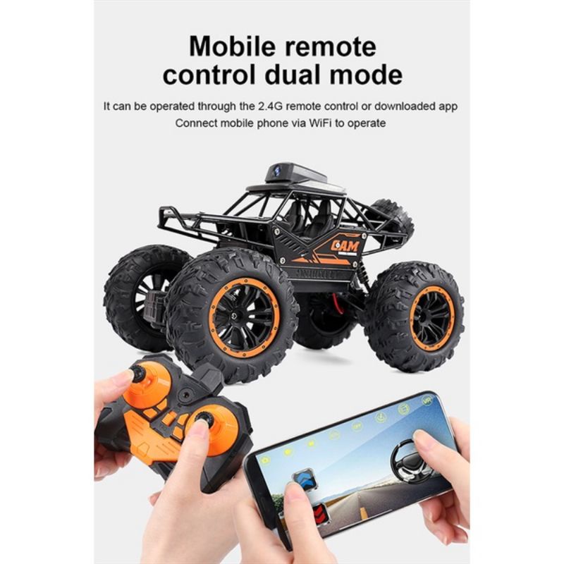 Mainan RC Offroad Mobil Camera Metal Body Camera Mobil Remote