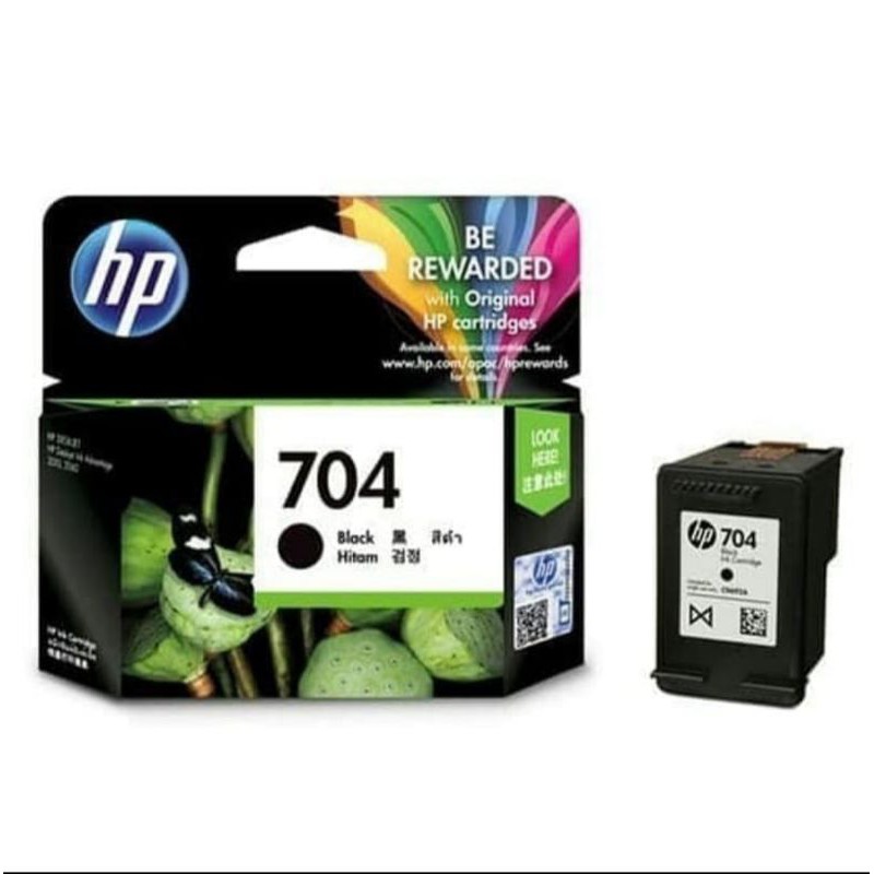 Tinta Cartridge hp 704 Black Original