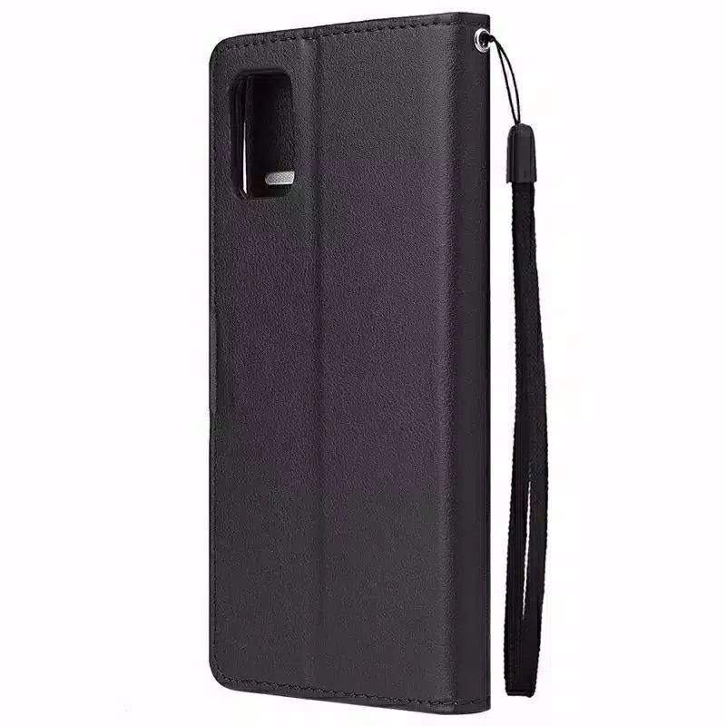Case dompet headphone Flip Caver Bahan Kulit Asli Type Oppo F7